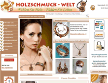 Tablet Screenshot of holzschmuck-welt.de